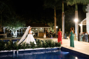 Entrada da noiva no Palacio de Cristal